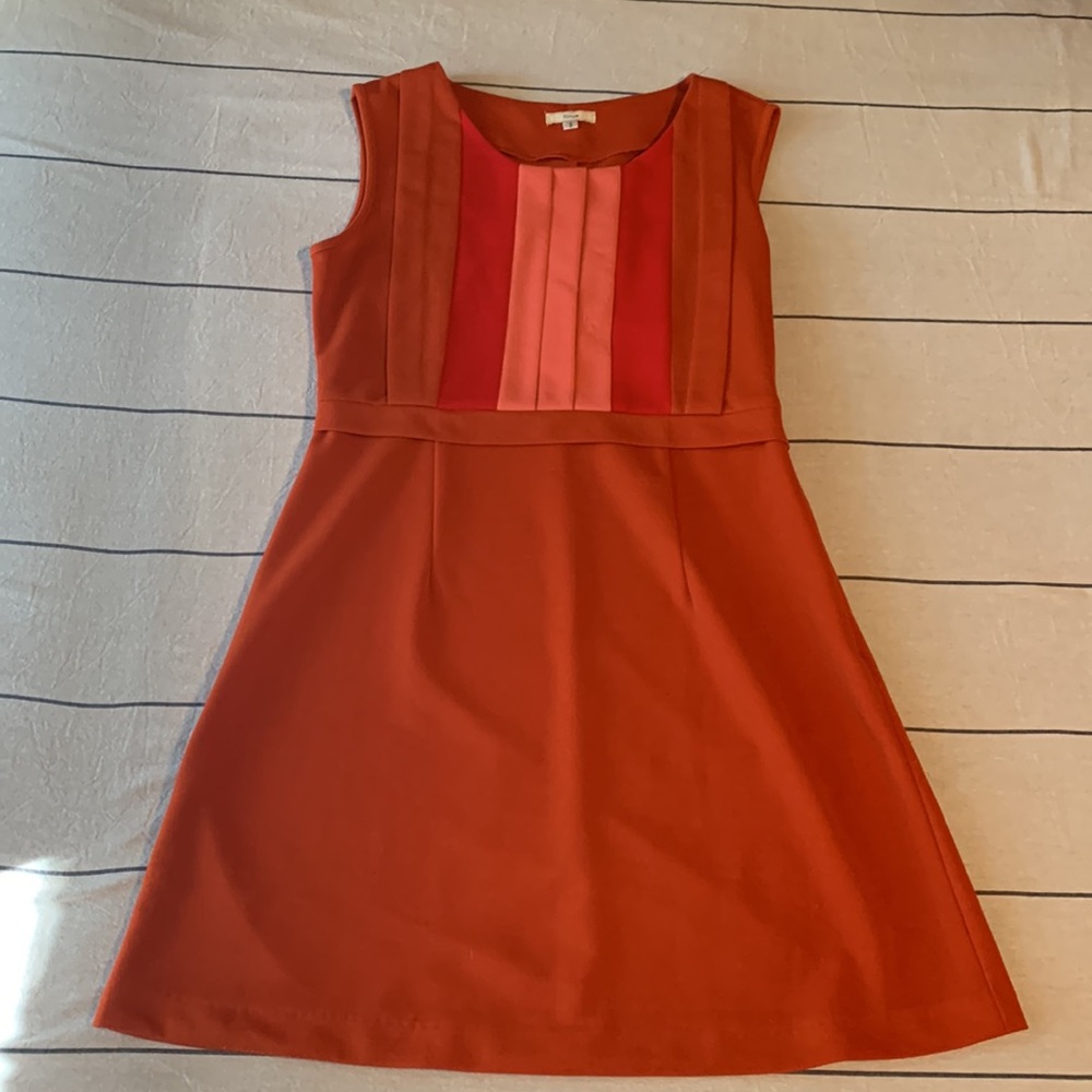 GUC orange cocktail dress